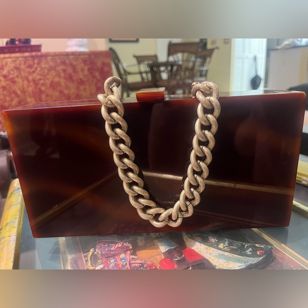 1950 Wilardy New York signed lucite bag